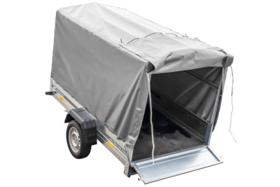 PKW Anhänger 230x125 Garden Trailer 230 KIPP Unitrailer 750 kg mit Stützrad, 110 cm hoher Plane und Hochspriegel - Bild 10